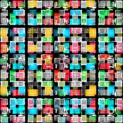 鮮やかな抽象的なブロック