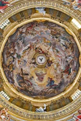 預言者、伝道者、教会の医師と共に、イエスとペンデンティヴを賛美する楽園
