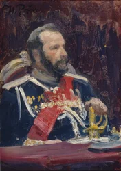 アレクセイ・ニコラエビッチ・クロパトキン将軍の肖像1848-1925、1901-1902年頃