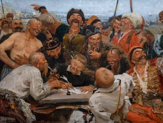 トルコのスルタンに手紙を書くザポローグ・コサック