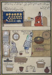 「カシミール貿易のアルバム」、1860年頃（紙に水彩）