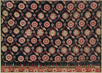 インド、ボンベイ州、クッチ刺繍のスカートピース
