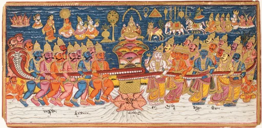 1825年頃の牛乳の海の攪拌