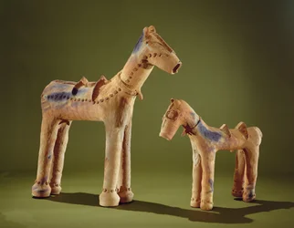 モデル馬、紀元前2000年頃（陶器）