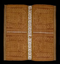 セマニアルスカート、スマトラ（シルク＆刺繍入りコットン）