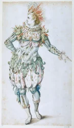 A Star Masquer」（水彩・紙