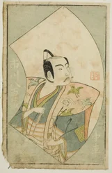 役者 市川彌生二代目『絵本舞台扇』より