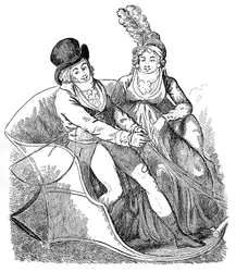 ゴシキヒワとその女主人、1796年