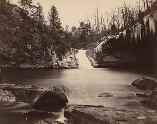 ルラ湖、アッパー フォールズ、ルックアウト マウンテン、ジョージア州、1864～1865 年。