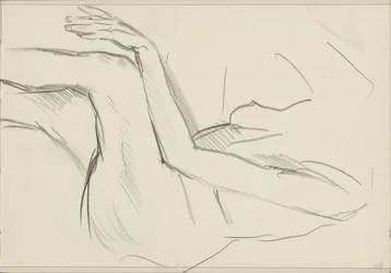 着席女性ヌード