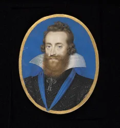 No.3869 Ludovic Stuart、第二レノックス公爵、リッチモンド公爵（1574-1624）（カードのベラムにトイレ）