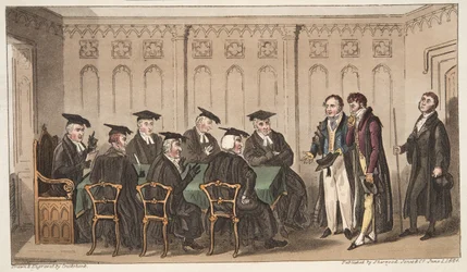 ゴルゴタ、または英国のスパイ、パブからスカルズの場所。 1824（手塗りの彫刻）