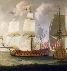 東インド会社の英国王ウィリアム3世（William III）（1650-1702）時代の武装船「インディアマン」の二重記述