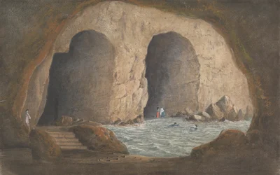 Vista das Cavernas de Syrini - Sorrento/ Baía de Nápoles