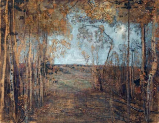 "Isaak Brodsky (1884-1939) の絵画 油彩・キャンバス 1912 Dim 62x80 cm プライベート・コレクション