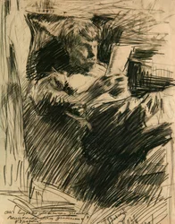 アーティストと作家の肖像David Burliuk 1882-1967、1906