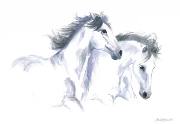 2頭の馬