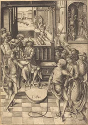ピラトの前のキリスト、c。 1480年。