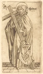 Saint Judas Thaddeus または Saint Simon 、c。 14701480。