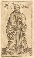 聖トーマスまたは聖シモン、c。 14701480。