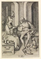 リュート奏者と歌手 (第 2 状態)