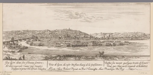 ギヨティエール郊外のあるリヨンの眺め Veue de Lyon du coste Du fauxbourg de la Guillotiere (オブジェクトのタイトル)