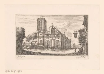 ノートルダム デ ヴェルトゥスの眺め Notre Dame des Vertus (オブジェクトのタイトル) 教会、城、都市のさまざまなビュー (シリーズ タイトル)