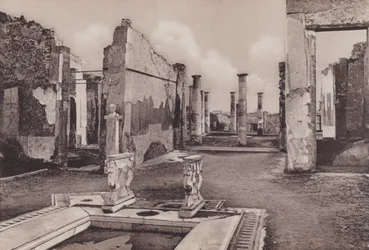 コーネリアス・ルーファスの家」（モノクロ写真） Casa Di Cornelio Rufo
