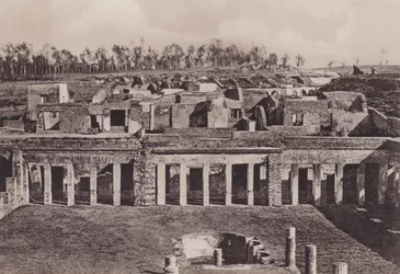 Casa Di Diomede, Diomedesの家（モノクロ写真