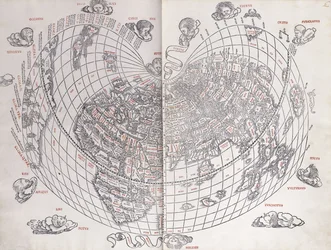 世界地図、1511年