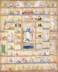 聖ペテロを中心とした聖徒たち、1560年頃