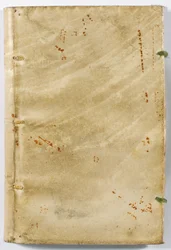 ピエトロ・アレティーノによる「ソネッティ・ルスリオシ」の製本、ジュリオ・ロマーノによるイラスト、マルカントニオ・ライモンディによる彫刻、ベニス、1527年頃（ベラム）