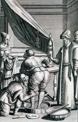 1745年に出版されたProspero AlpiniによるMedicina Aegyptiorumからの脚の流血