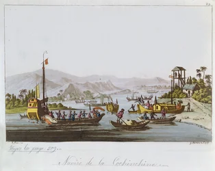 コーチン中国のボート、c。 1820-25