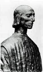 ニッコロ・マキャヴェッリの胸像（1469-1527年）