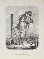 死はすべての善き者を奪い、悪党を去る、c.1850
