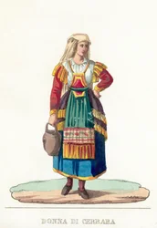 Donna Di Cerbara（彩色済み彫刻
