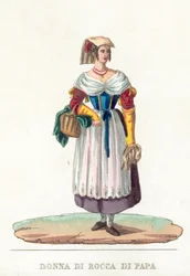 Donna Di Rocca Di Papa (カラー・エングレービング)