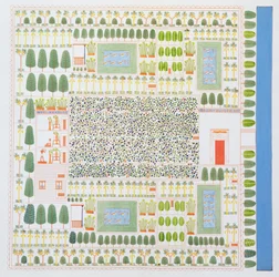 Ippolito Rossellini（1800-43）によるエジプトとヌビアの記念碑からの1位の1834年に発行された、高位のエジプトの高官の庭