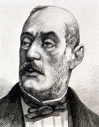 ジュゼッペ・フェラーリ (1811-1876) イタリアの歴史家・政治哲学者 (エングレービング)