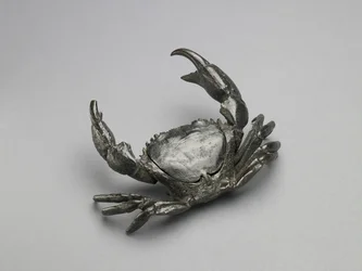 カニの形のインクスタンド、c。 1560（ブロンズ）