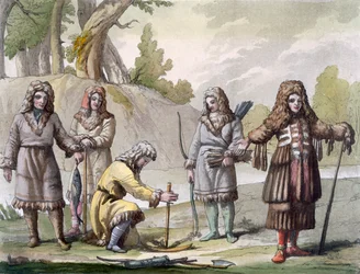 ロシア極東のカムチャッカ半島の男性、1820年代〜30年代