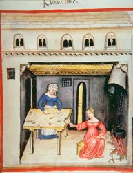 Nova 2644 fol.78r Tacuinum Sanitatisの動物の足とひづめの準備