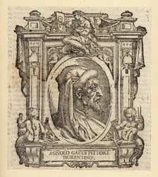 アグノロ・ガッディの肖像 フィレンツェ出身のイタリア人画家、1350年から1396年頃