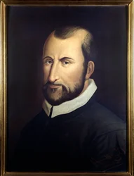 イタリアの作曲家Giovanni Pierluigi da palestrina（1525-1594）の肖像。