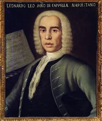 イタリアの作曲家レオ・レオナルドの肖像（1694-1744）