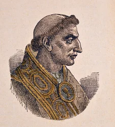 教皇セヴェリン1世（セヴェリヌスまたはセヴェリノ）の肖像（638/640年