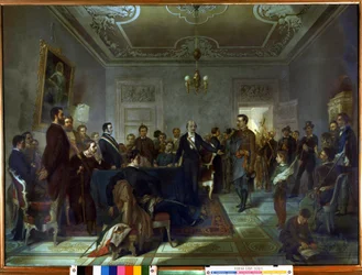 リソルジメント。ミラノの5日間（Cinque giornate di Milano）（1848年3月18日〜22日）：これは1848年の革命（第一次イタリア独立戦争の一部）の最初のエピソードの一つで、ミラノの人々が反乱を起こしたことを示している。