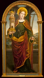 Sainte Barbe - Painting d