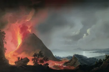 1810年のヴェスヴィオ火山の噴火